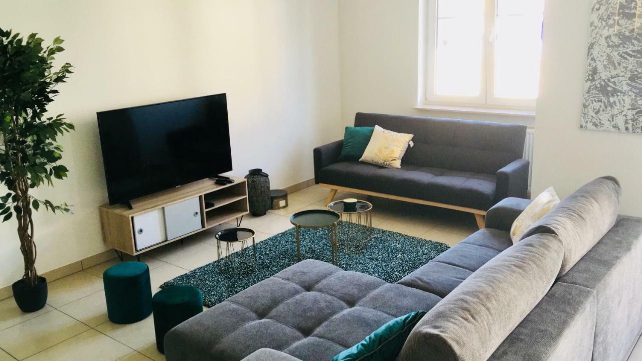Art Deco 100M2 Flat 2 Min Walking From Train Station In City Center, Free Parking And Terrace - 2B Luxembourg Exterior photo